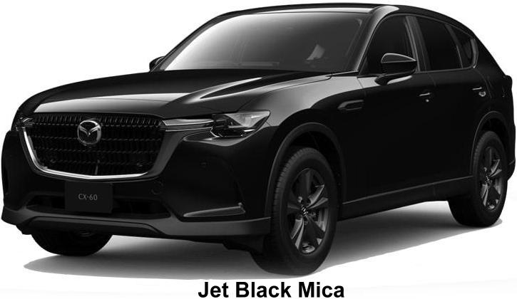 New Mazda CX60 body color: JET BLACK MICA