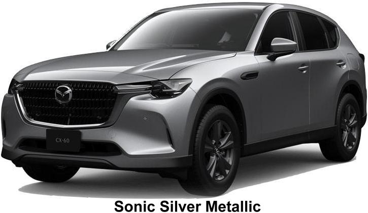 New Mazda CX60 body color: SONIC SILVER METALLIC