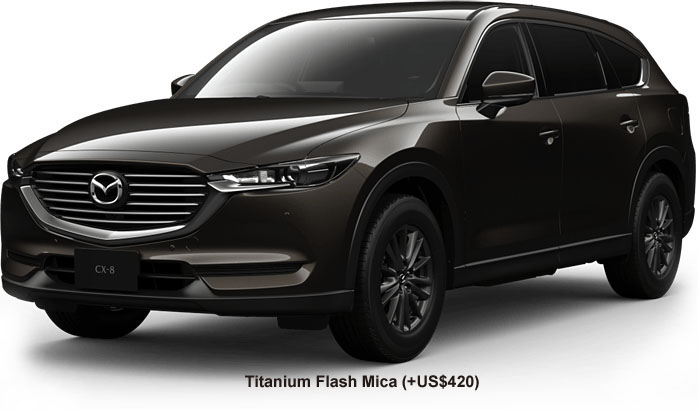 Mazda cx8 Color: Titanium Flash Mica