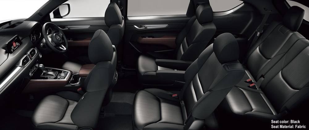 New Mazda CX-8 photo: Interior view (Black)