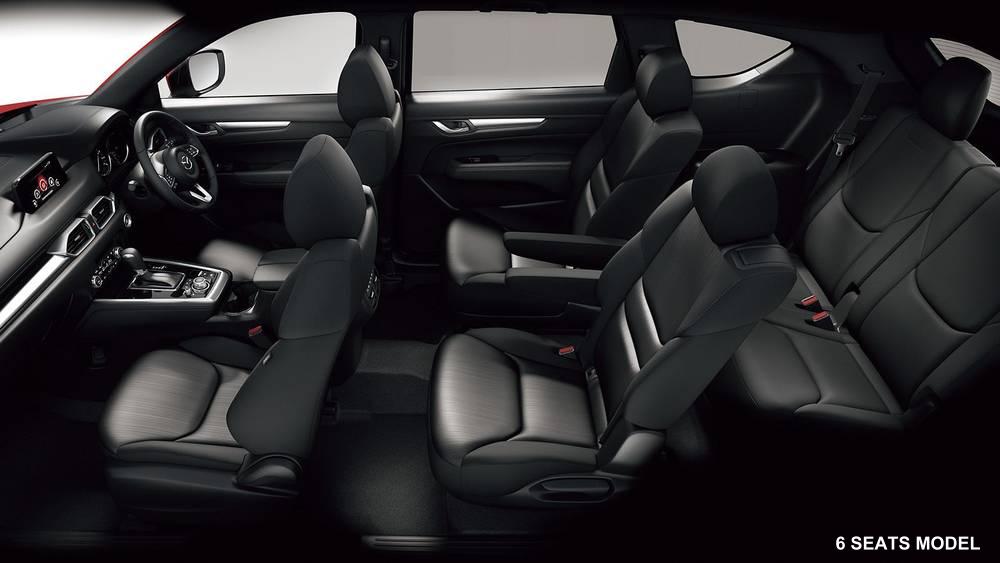 Mazda CX-8, 6 Seats inside view