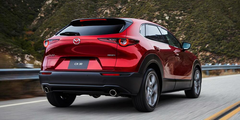 New Mazda CX30 photo: Rear view