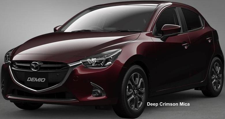 New Mazda Demio body color: Deep Crimson Mica