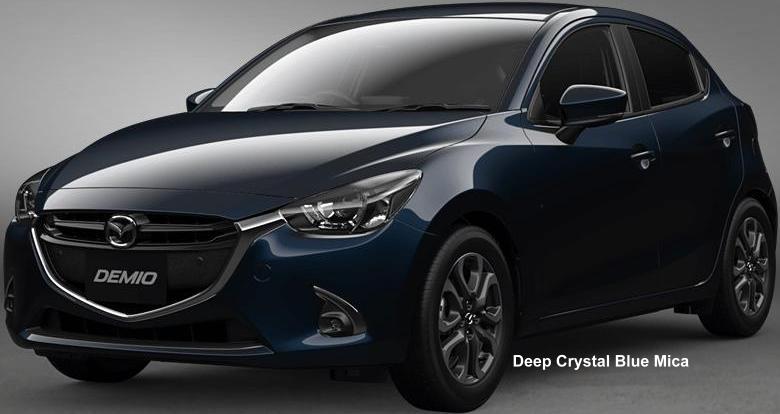 New Mazda Demio body color: Deep Crystal Blue Mica