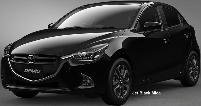New Mazda Demio body color: Jet Black Mica