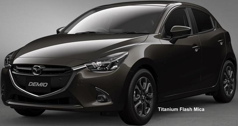 New Mazda Demio body color: Titanium Flash Mica
