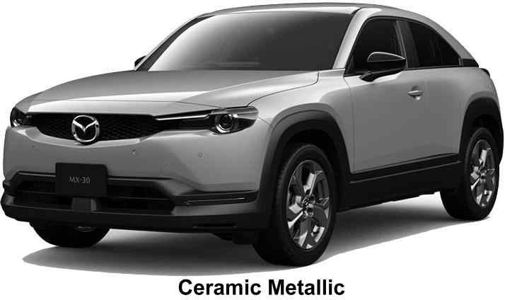 New Mazda MX30 body color: CERAMIC METALLIC