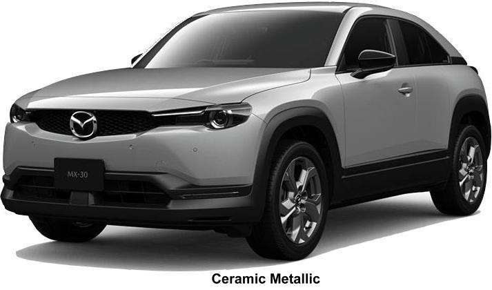 New Mazda MX-30 EV body color: CERAMIC METALLIC