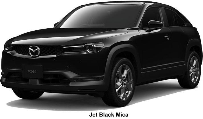 New Mazda MX-30 EV body color: JET BLACK MICA
