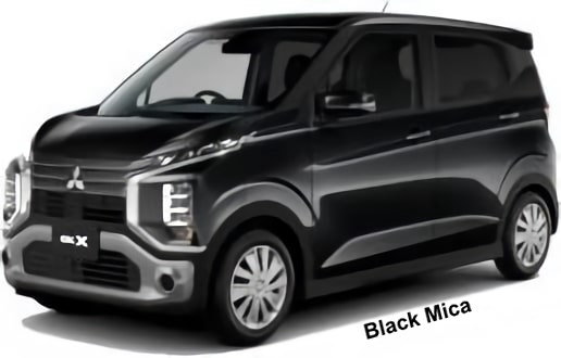 New Mitsubishi EK-X body color: BLACK MICA