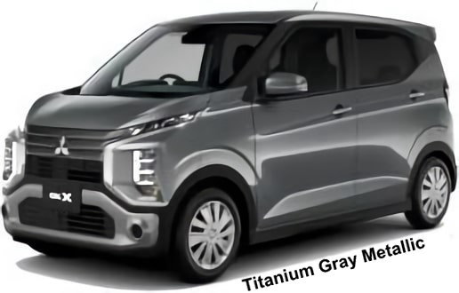 New Mitsubishi EK-X body color: TITANIUM GRAY METALLIC