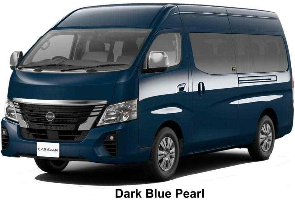 New Nissan Caravan Micro Bus body color: DARK BLUE PEARL