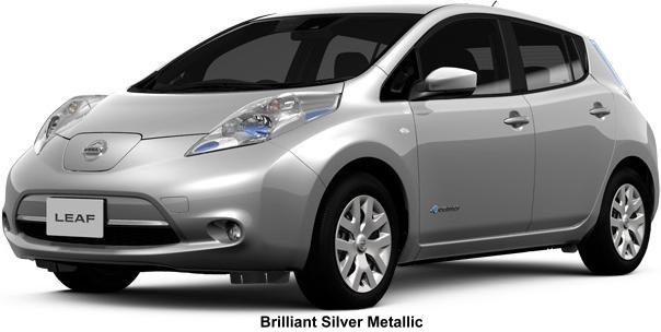 New Nissan Leaf body color: Brilliant Silver Metallic