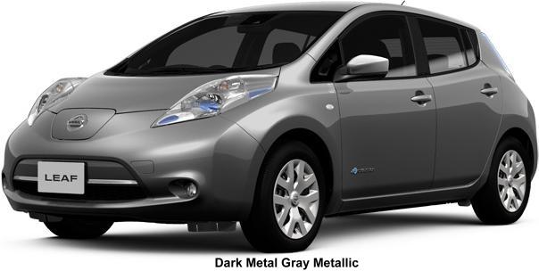 New Nissan Leaf body color: Dark Metal Gray Metallic