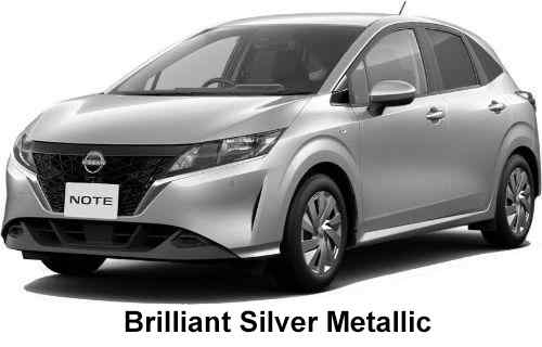 Nissan Note E-Power Color: Brilliant Silver Metallic
