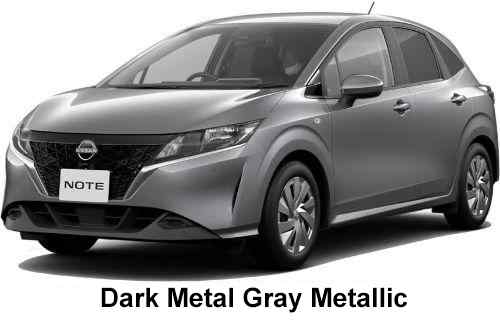 Nissan Note E-Power Color: Dark Metal Gray Metallic