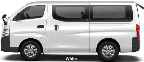 New Nissan NV350 Caravan Multi Purpose Van body color: WHITE