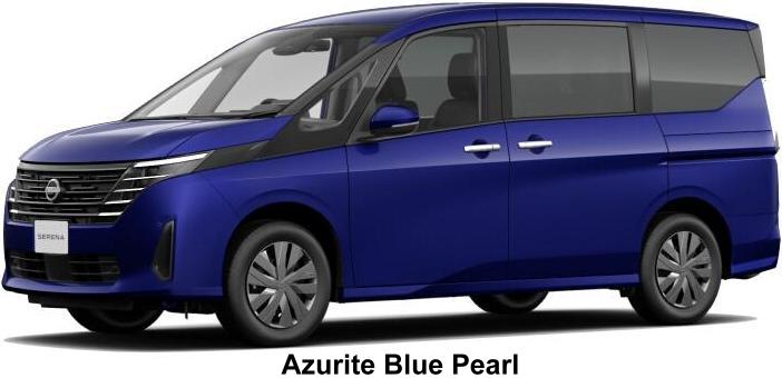 New Nissan Serena body color: AZURITE BLUE PEARL