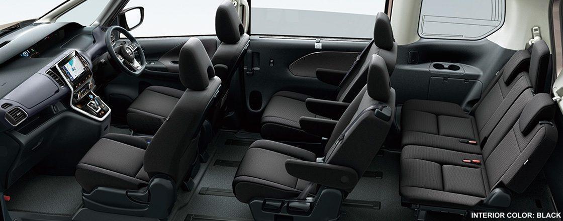 New Nissan Serena e-power photo: Interior image (Black)