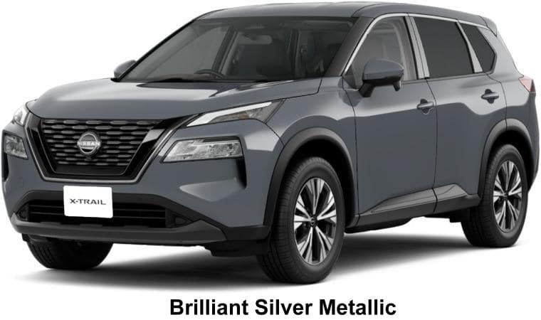 New Nissan X-Trail e-Power body color: Brilliant Silver Metallic