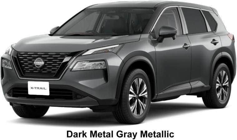 New Nissan X-Trail e-Power body color: Dark Metal Gray Metallic