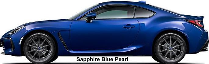 New Subaru BRZ body color: Sapphire Blue Pearl