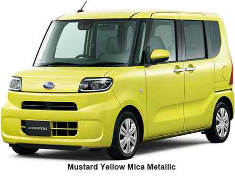 Subaru Chiffon Color: Mustard Yellow Mica Metallic