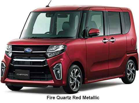 Subaru Chiffon Custom Color: Fire Quartz Red Metallic