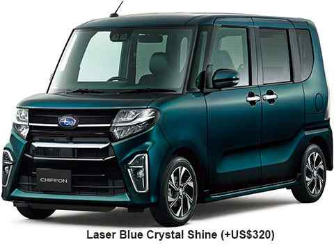 Subaru Chiffon Custom Color: Laser Blue Crystal Shine