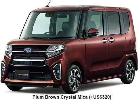 Subaru Chiffon Custom Color: Plum Brown Crystal Mica