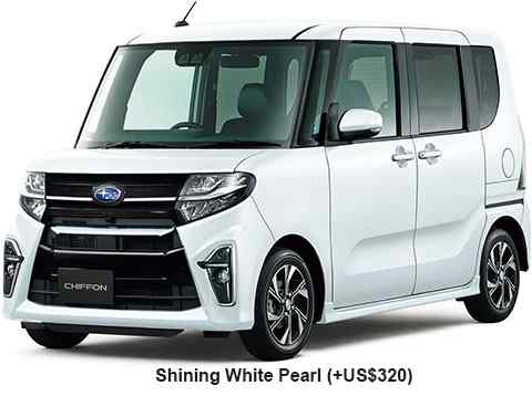 Subaru Chiffon Custom Color: Shining White Pearl
