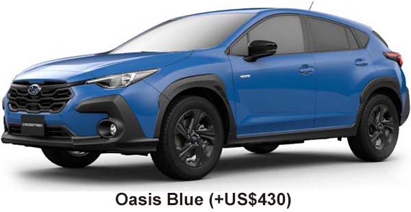 Subaru Crosstrek Color: Oasis Blue