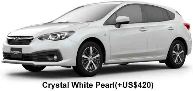 Subaru Impreza Color: Crystal White Pearl