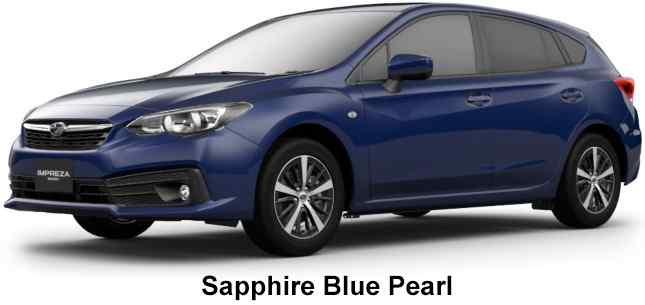 Subaru Impreza Color: Sapphire Blue Pearl