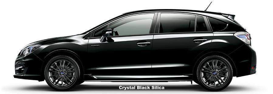 New Subaru Impreza Sport Hybrid body color: Crystal Black Silica