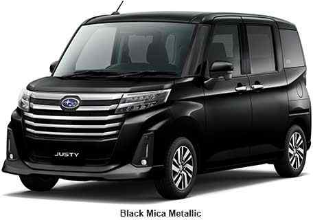 New Subaru Justy body color: Black Mica Metallic