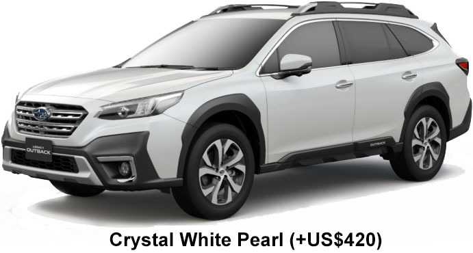 Subaru Legacy Outback Color: Crystal White Pearl