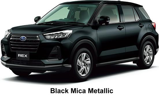 New Subaru Rex body color: Black Mica Metallic