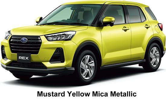 New Subaru Rex body color: Mustard Yellow Mica Metallic