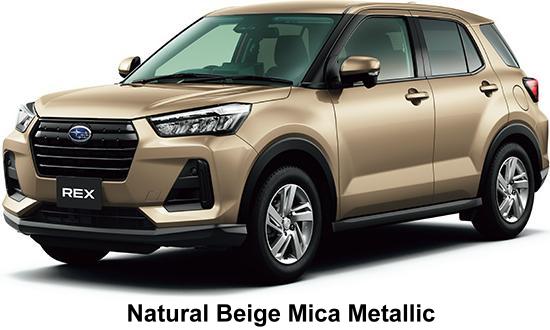 New Subaru Rex body color: Natural Beige Mica Metallic