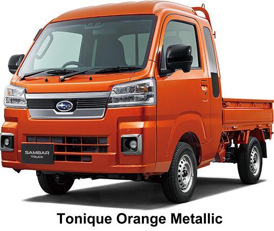New Subaru Sambar Grand Cab Truck body color: TONIQUE ORANGE METALLIC
