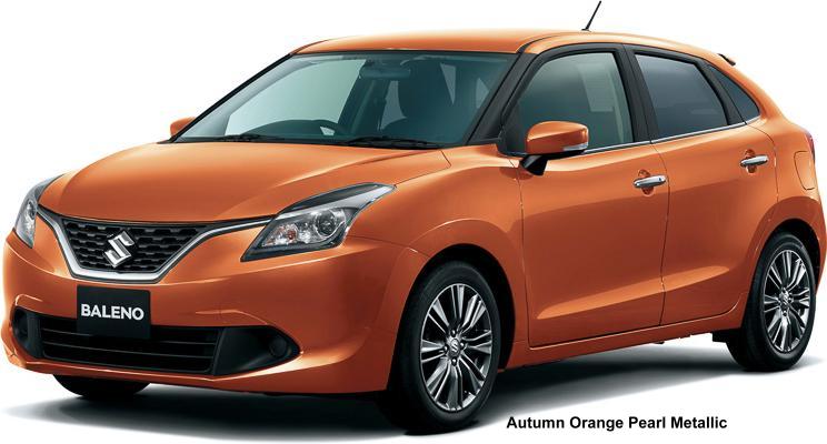New Suzuki Baleno body color: Autumn Orange Pearl Metallic