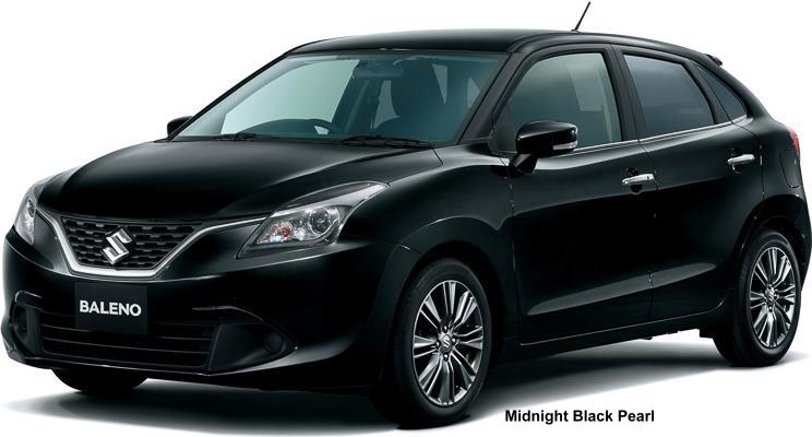 New Suzuki Baleno body color: Midnight Black Pearl