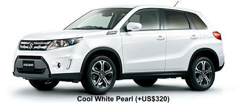 New Suzuki Escudo Allgrip Body color: Cool White Pearl (option color +US$220)