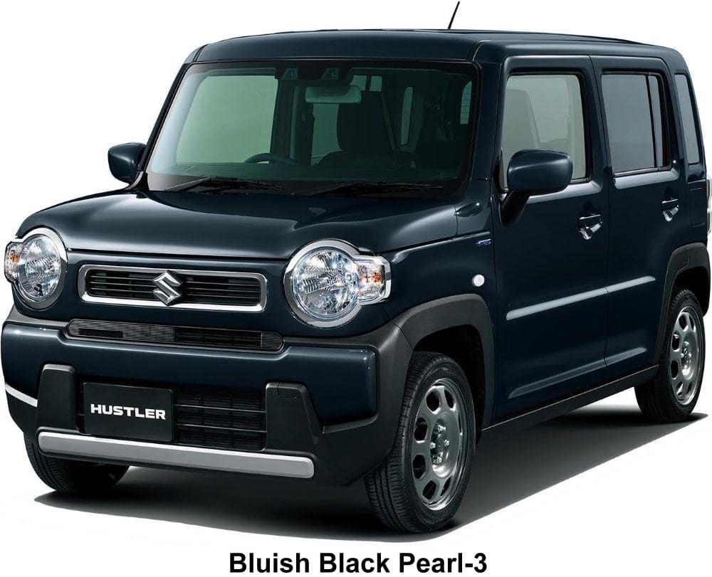 New Suzuki Hustler Hybrid body color: Bluish Black Pearl-3