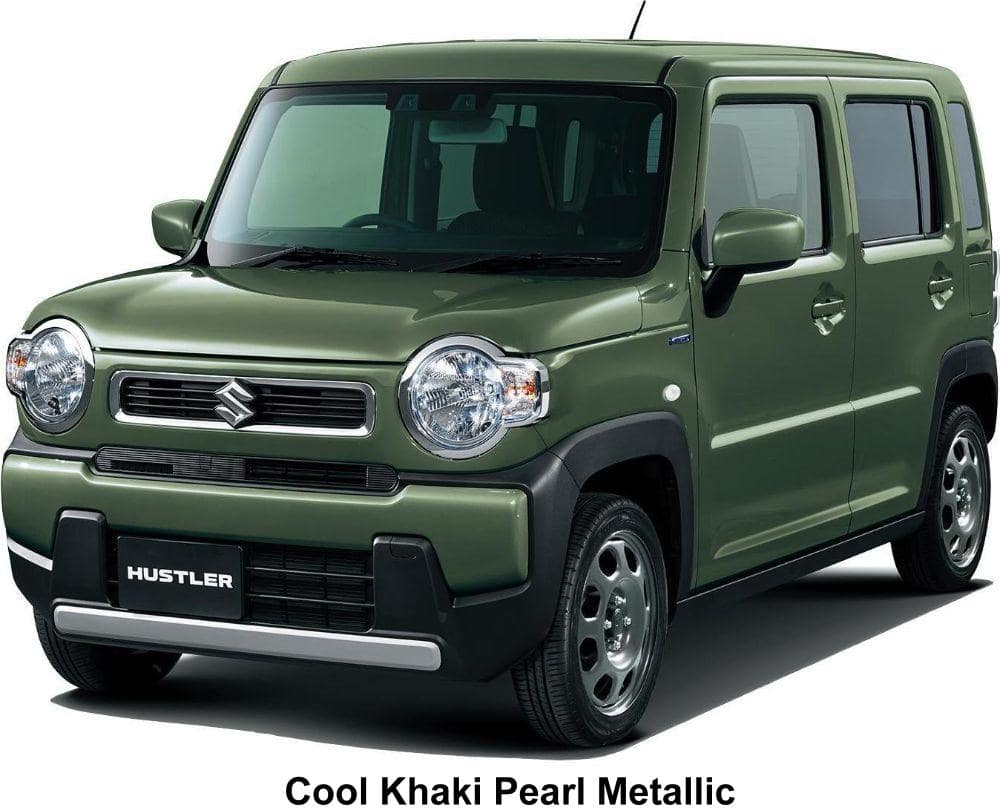 New Suzuki Hustler Hybrid body color: Cool Khaki Pearl Metallic