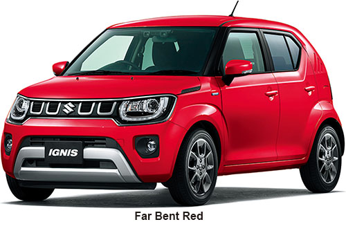 Suzuki Ignis Color: Far Bent Red