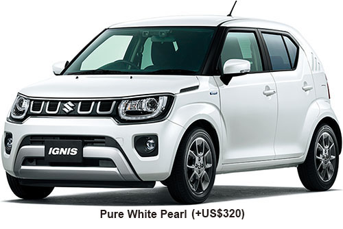 Suzuki Ignis Color: Pure White Pearl