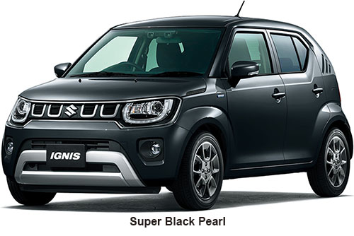 Suzuki Ignis Color: Super Black Pearl