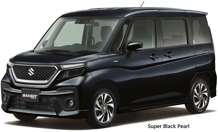 New Suzuki Solio Bandit Hybrid body color: Super Black Pearl